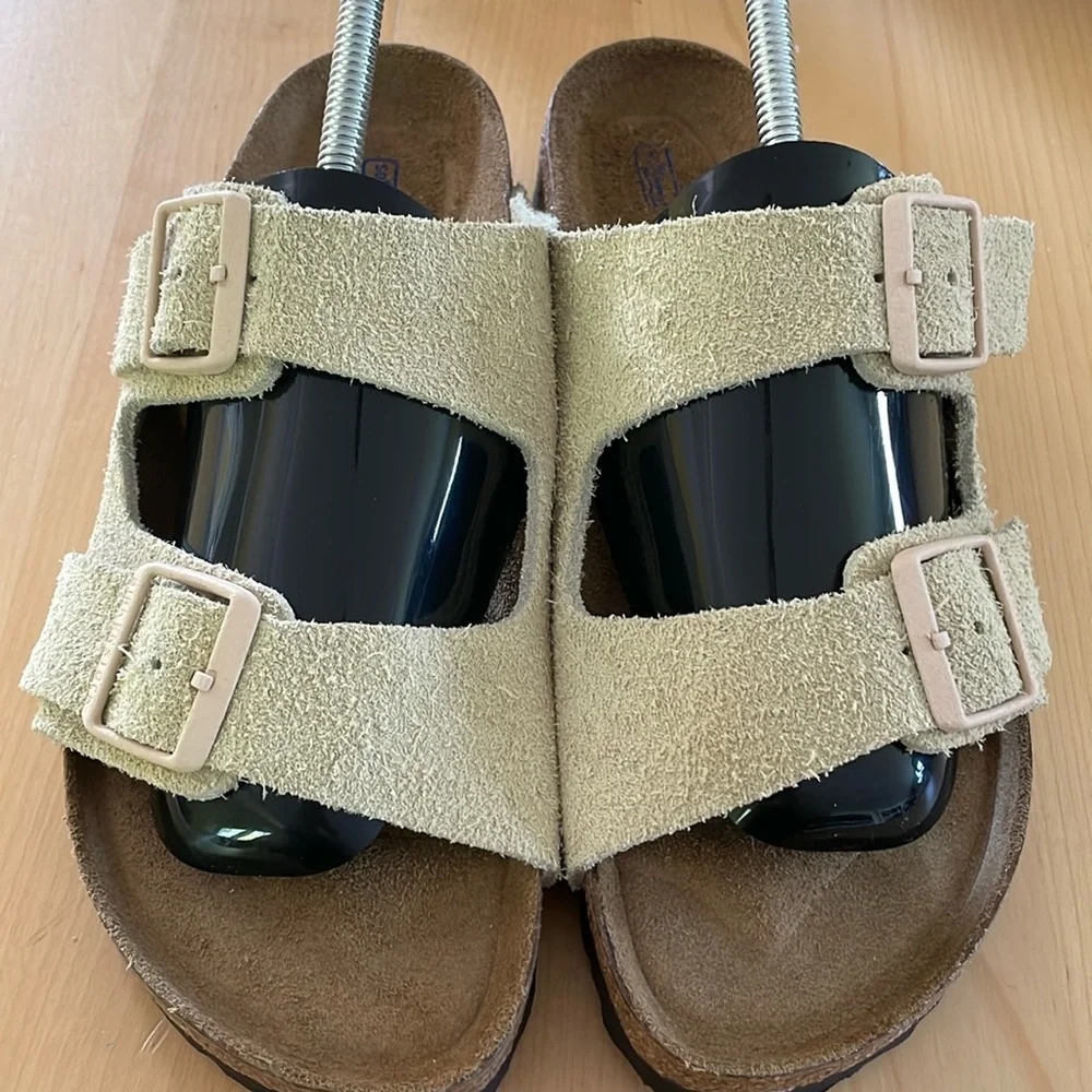 Birkenstock Arizona Soft Footbed Slides Size 41